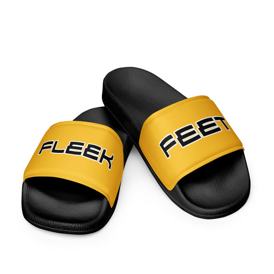 Yellowish - fleek Feet Slides